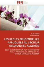 Les Regles Prudentielles Appliquees Au Secteur Assurantiel Algerien af Collectif