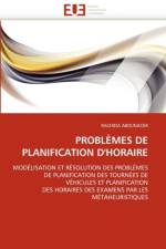 Probl mes de Planification d''horaire af Abounacer-R