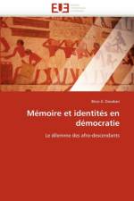 M moire Et Identit s En D mocratie af Davakan-B