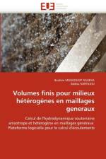 Volumes Finis Pour Milieux H t rog nes En Maillages Generaux af Collectif