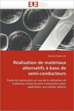 R alisation de Mat riaux Alternatifs Base de Semi-Conducteurs af Lele-A