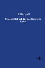 Strafgesetzbuch fur das Deutsche Reich af H Rudorff