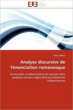 Analyse Discursive de l' nonciation Romanesque af Mbow-F
