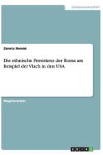 Die ethnische Persistenz der Roma am Beispiel der Vlach in den USA af Zaneta Nowak