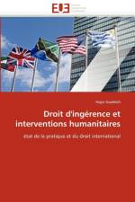 Droit d'ing rence et interventions humanitaires af Gueldich-H