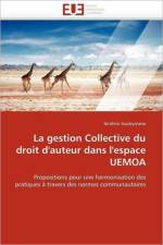 Gestion Collective Du Droit d'Auteur Dans l'Espace Uemoa af Souleymane-I