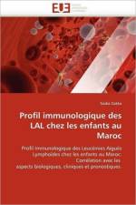 Profil Immunologique Des Lal Chez Les Enfants Au Maroc af Dakka-N