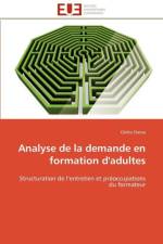 Analyse de la Demande En Formation d'Adultes af Danse-C