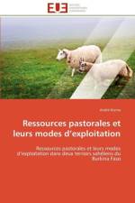 Ressources Pastorales Et Leurs Modes D Exploitation af Kiema-A