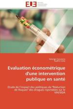 Evaluation conom trique d'Une Intervention Publique En Sant af Collectif