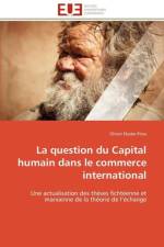 Question Du Capital Humain Dans Le Commerce International af Priso-O