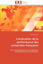 L'evaluation de la performance des universites francaises af Meriade-L