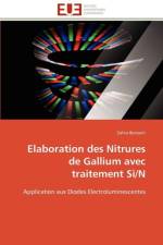 Elaboration des nitrures de gallium avec traitement si/n af Benzarti-Z
