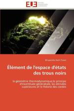 l ment de l'Espace d' tats Des Trous Noirs af Tiwari-B
