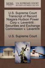 U.S. Supreme Court Transcript of Record Niagara Hudson Power Corp V. Leventritt