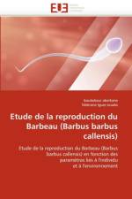 Etude de la Reproduction Du Barbeau (Barbus Barbus Callensis) af Collectif