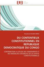 Du Contentieux Constitutionnel En Republique Democratique Du Congo af Kaluba Dibwa-D