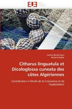 Citharus Linguatula Et Dicologlossa Cuneata Des C tes Alg riennes af Collectif