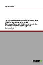 Ausweis Von Pensionsr ckstellungen Nach Handels- Und Steuerrecht Unter Ber cksichtigung Der nderungen Durch Das Bilanzrechtsmodernisierungsgesetz (Bilmog) af Ingo Dziondziak