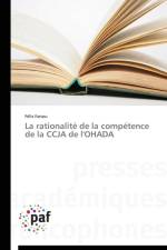 Rationalite de la Competence de la Ccja de l'Ohada af Fanou-F