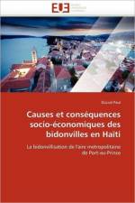 Causes Et Cons quences Socio- conomiques Des Bidonvilles En Ha ti af Paul-E