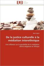 de la Justice Culturelle La M diation Interethnique af Ugorji-B
