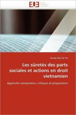 Les S ret s Des Parts Sociales Et Actions En Droit Vietnamien af Do Thi-H