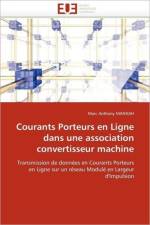 Courants Porteurs En Ligne Dans Une Association Convertisseur Machine af Mannah-M
