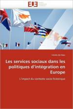 Les Services Sociaux Dans Les Politiques d''int gration En Europe af De Haas-I