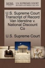U.S. Supreme Court Transcript of Record Van Iderstine V. National Discount Co