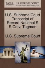 U.S. Supreme Court Transcript of Record National S S Co V. Tugman