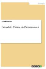 Hausarbeit - Umfang und Anforderungen af Karl Kollmann