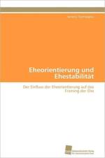 Eheorientierung und Ehestabilitat af Tachtsoglou Sarantis