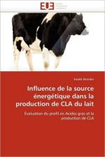 Influence de la source energetique dans la production de cla du lait af Alcindor-E