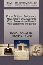 Emma D. Lynn, Petitioner, V. New Jersey. U.S. Supreme Court Transcript of Record with Supporting Pleadings af Thomas P Ford