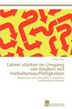 Lehrer starken im Umgang mit Kindern mit Verhaltensauffalligkeiten af Vrban Robert