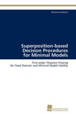 Superposition-based Decision Procedures for Minimal Models af Horbach Matthias