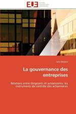 La gouvernance des entreprises af Bodson-J