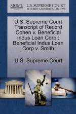 U.S. Supreme Court Transcript of Record Cohen V. Beneficial Indus Loan Corp
