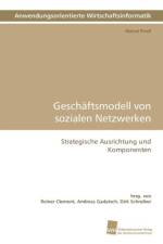 Geschaftsmodell Von Sozialen Netzwerken af Marcel Pinell