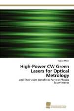High-Power CW Green Lasers for Optical Metrology af Meier Tobias