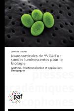 Nanoparticules de Yvo4: Eu: Sondes Luminescentes Pour La Biologie af Giaume-D