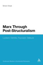 Marx Through Post-Structuralism af Dr Simon (Kingston University Choat