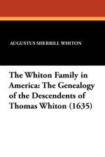 Whiton Family in America af Augustus Sherrill Whiton