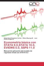 Econometria basica con STATA 9.0, STATA 10.0, EVIEWS 5.0, SSPS 11.0 af Escalante Cortina Rafael David