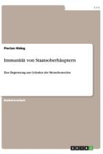 Immunitat von Staatsoberhauptern af Florian Hideg