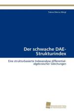 schwache DAE-Strukturindex af Weigl Tobias Marius