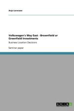 Volkswagen's Way East - Brownfield or Greenfield Investments af Anja Lorenzen