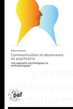 Communication Et Observance En Psychiatrie af Palazzolo-J