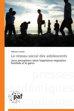 Le Reseau Social Des Adolescents af Lavoie-M